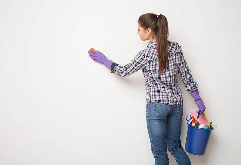 How to Clean Walls to Remove Scuffs and Stains